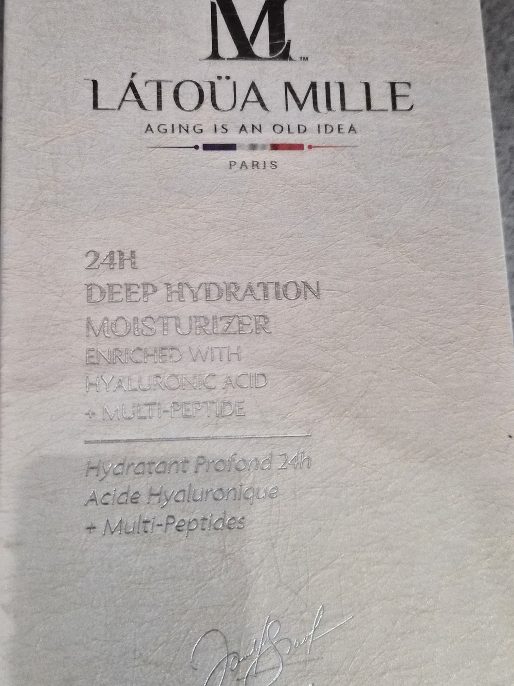 L'ATOUA MILLE 24H Deep Hydration Moisturizer - White